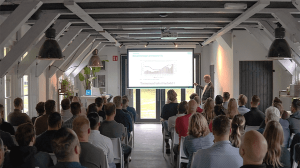 Presentatie tijdens drinkwater diploma uitreiking